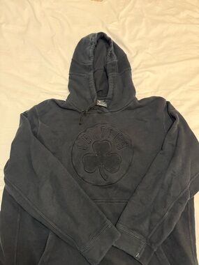 NBA Celtics Black Hooded Pullover